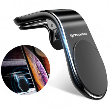 Suport Auto Techsuit S7 Magnetic Universal Grila de Ventilație Argintiu