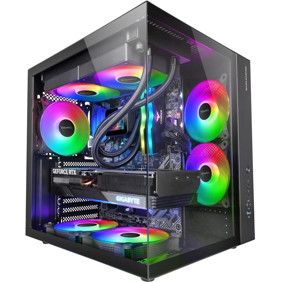 Carcasa Mars Gaming MCV-ONE Midi Tower Negru