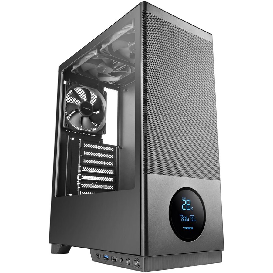 Carcasa 2SAGITTA20 Midi Tower Negru