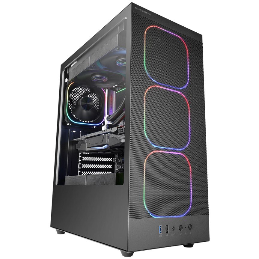 Carcasa MARS MC-NEBULA ARGB ATX Negru