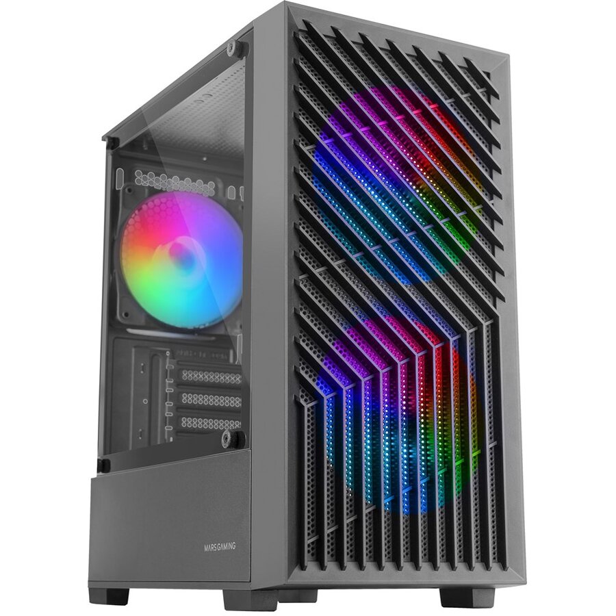 Carcasa Mars MC-VORTEX FRGB mATX Negru