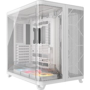 Carcasa AIR 5400 RS-R ARGB Triple Chamber Panoramic Glass Mid-Tower Alb