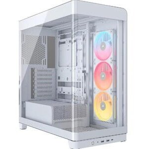 Carcasa Corsair Frame 4500X LX-R RGB, Fara sursa, Middle Tower (Negru) - imagine 2
