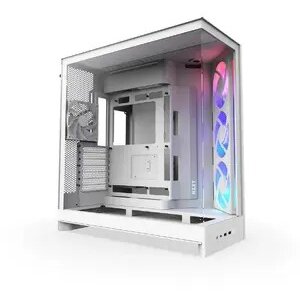 Carcasa H9 Flow RGB 2025 Dual-Chamber Mid-Tower Alb