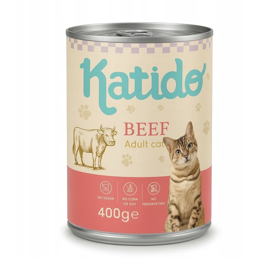 Hrana Pentru Pisici Katido cu Vita 400 g