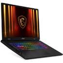 Laptop MSI Crosshair 17 HX AI D2XWFKG-008XPL Ultra 7 255HX 17.3inch 16GB 1TB No OS RTX 5060 Negru