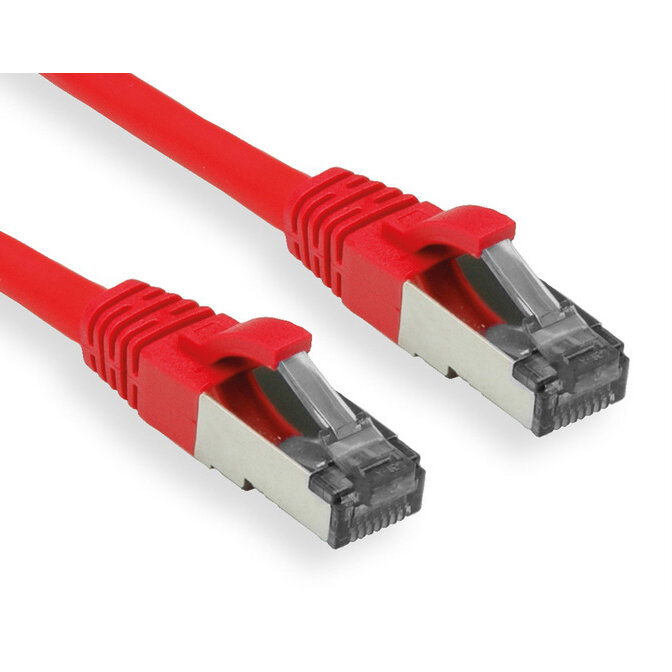 Cablu Retea S/FTP Cat 6A 3m Red