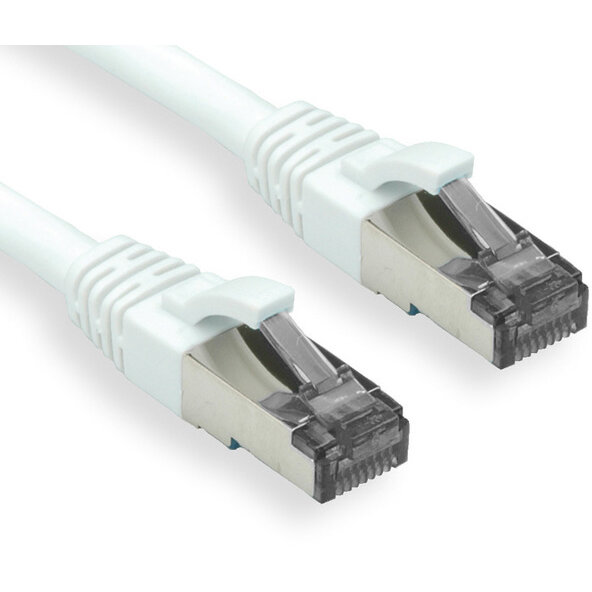 Cablu Retea S/FTP Cat 6A 3m White