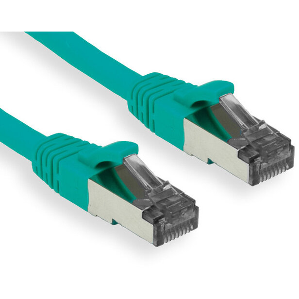 Cablu Retea S/FTP Cat 6A 5m Green