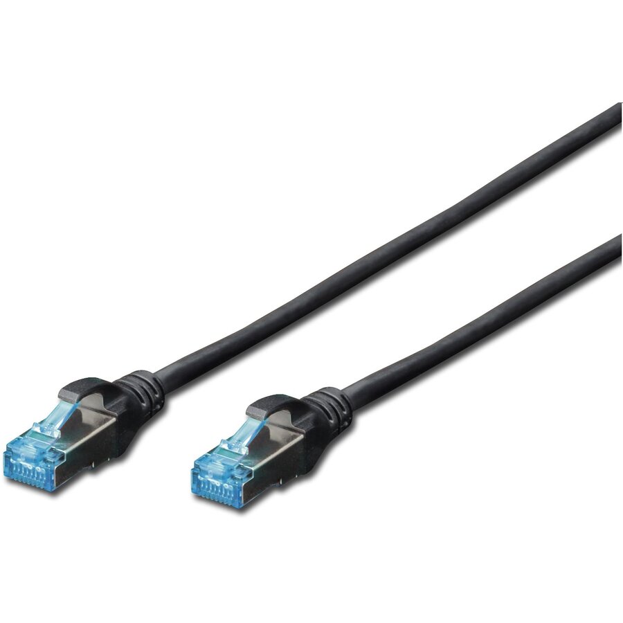 Cablu Retea SF/UTP Cat 5E 3m Black