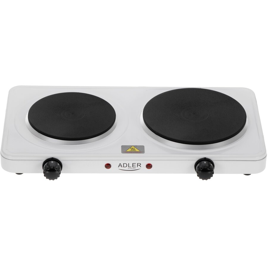 Plita Electrica 2 Arzatoare 2500W Otel Alb