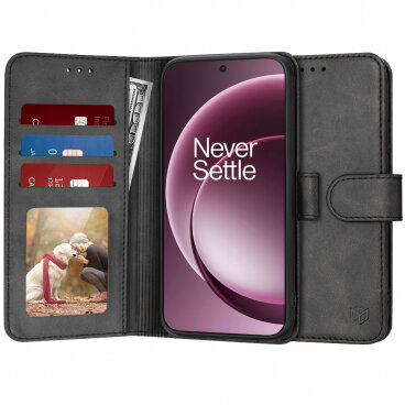 Husa Techsuit OnePlus 15 Diary Book Negru