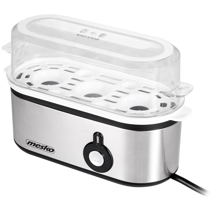 Aparat de Fiert Oua pentru 3 Oua Argintiu