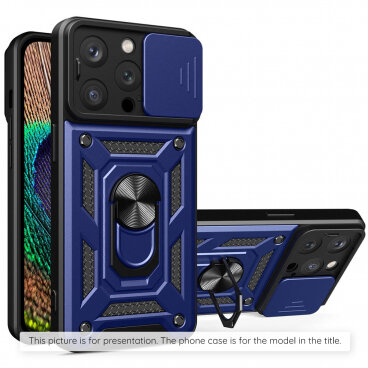 Husa Techsuit Oppo A5 4G CamShield Albastru