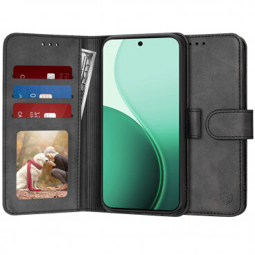 Husa Techsuit Oppo Reno14 Diary Book Negru