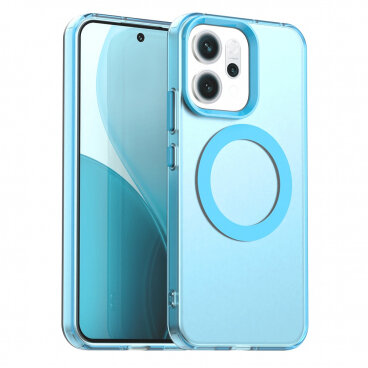 Husa Techsuit MagSafe Oppo Reno14 CandyCase Albastru