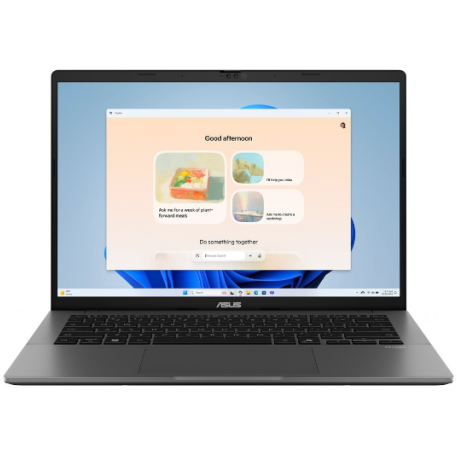 Laptop Vivobook S14 WUXGA 14 inch AMD Ryzen AI 7 445 16GB 1TB SSD Free Dos Matte Gray