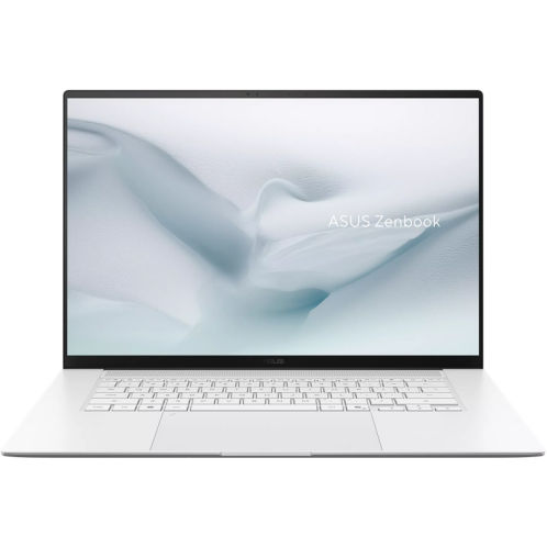 Laptop ZenBook S16 3K 16 inch AMD Ryzen AI 9 465 32GB 1TB SSD Windows 11 Pro Scandinavian White