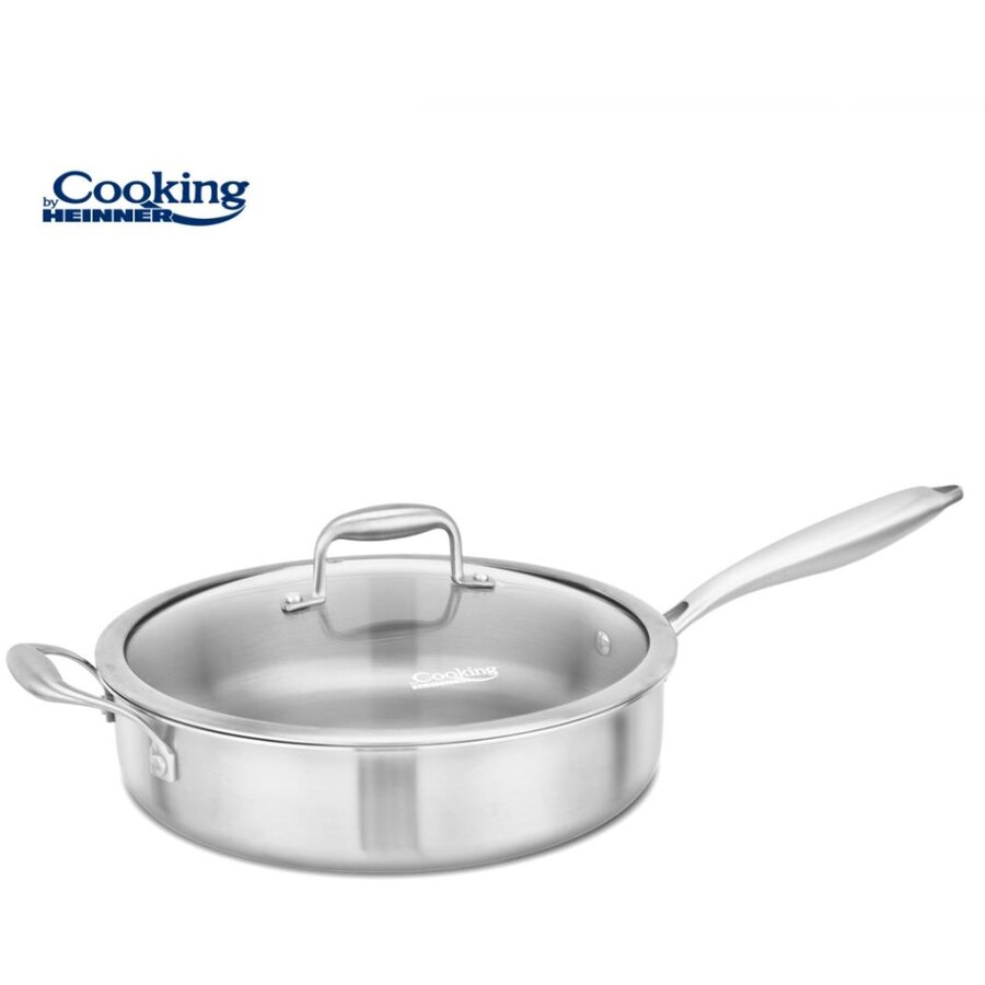 Tigaie Adanca Capac 28x7.5Cm Inox