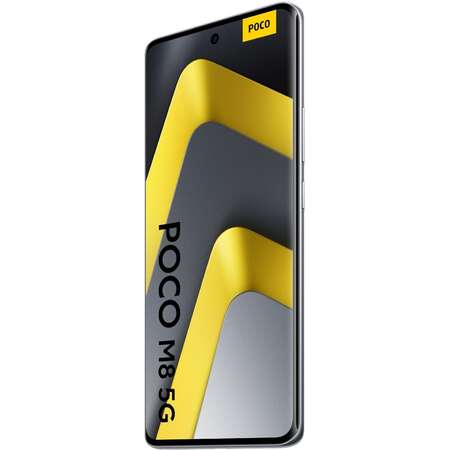 Telefon mobil Xiaomi Poco M8 256GB 8GB RAM Dual Sim 5G Silver