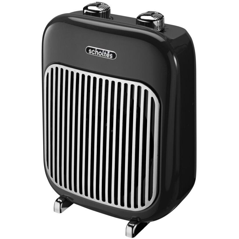 Incalzitor de Baie Vintage SCSV500N cu Ventilator 2000W Negru