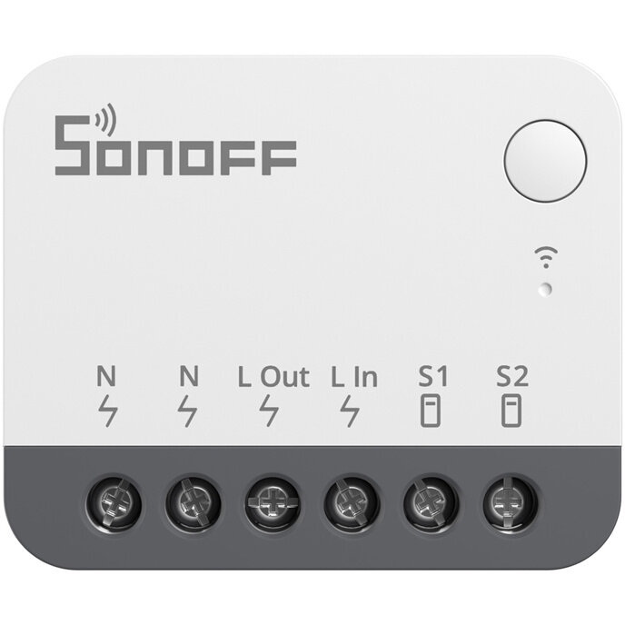 Întrerupător Sonoff ZBMINIR2, ZigBee 3.0, 10A, Alb