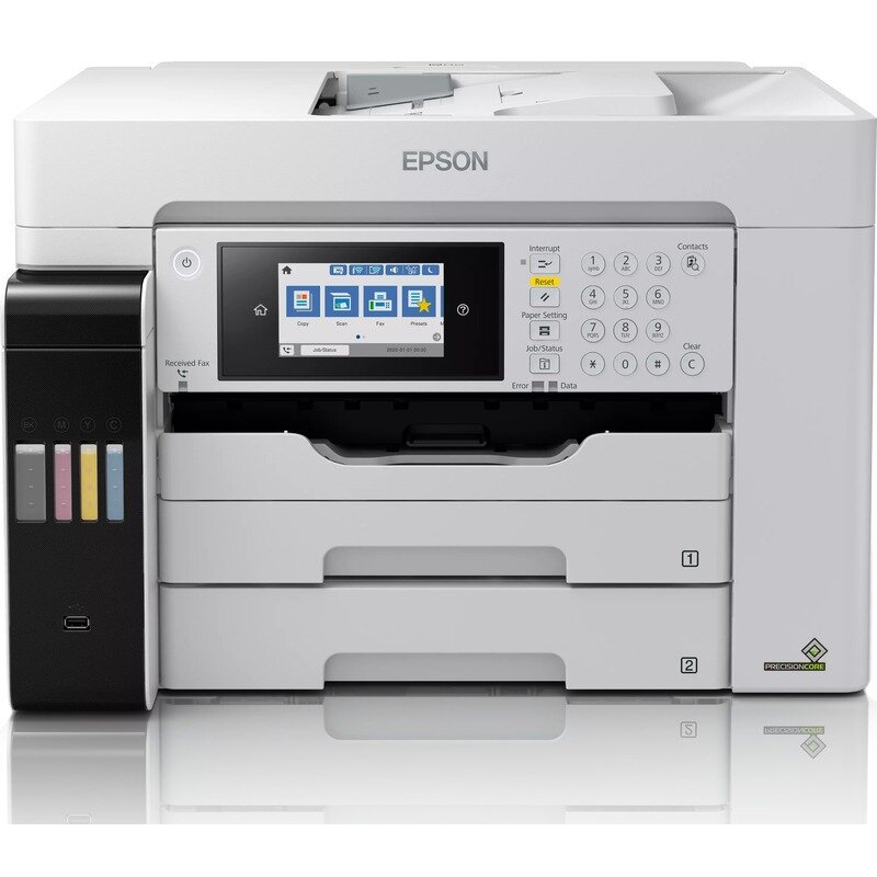 Multifunctionala EcoTank Pro L15180 InkJet CISS Color Format A3 Duplex Retea Wi-Fi Fax Alb