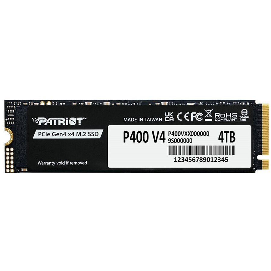 SSD P400 V4 M.2 PCI-Ex4 NVMe 4TB