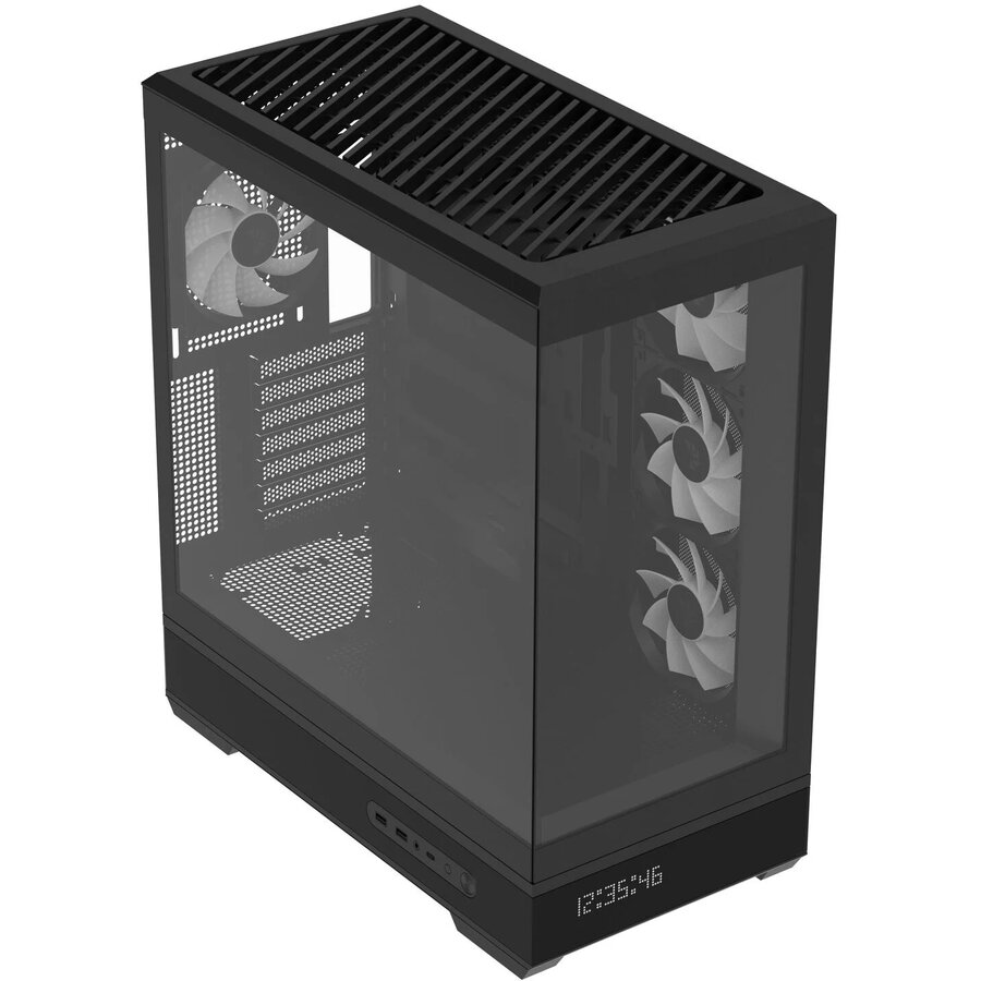 Carcasa P500B Midi-Tower ATX Tempered Glass RGB Negru