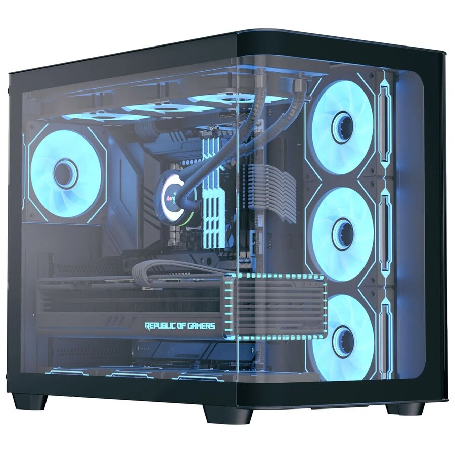 Carcasa P500C Midi-Tower ATX Tempered Glass Negru
