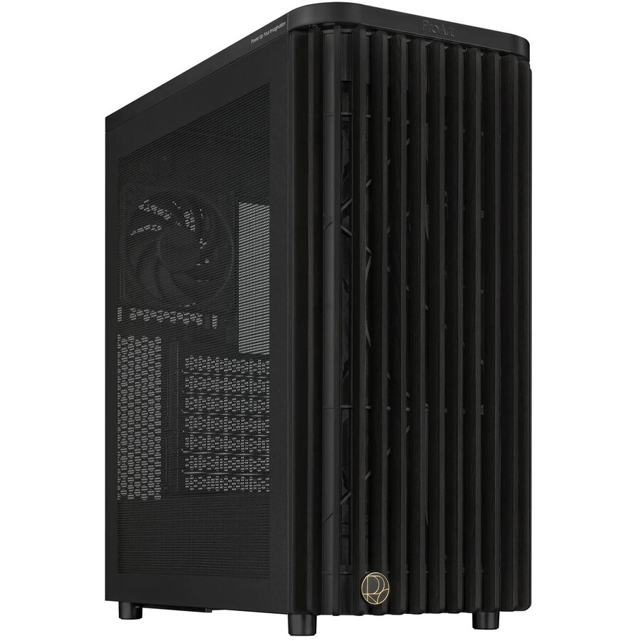 Carcasa ProArt PA401 Wood Edition Midi-Tower ATX Mesh-Panel  Negru