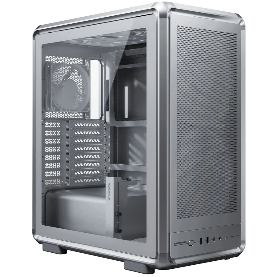 Carcasa MasterFrame 500 Mesh Midi-Tower E-ATX Tempered Glass Argintiu