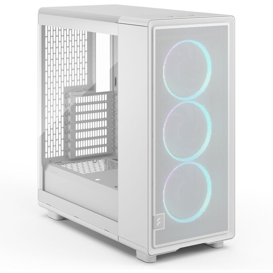 Carcasa Epoch RGB TG Clear  Midi-Tower ATX Tempered Glass Alb