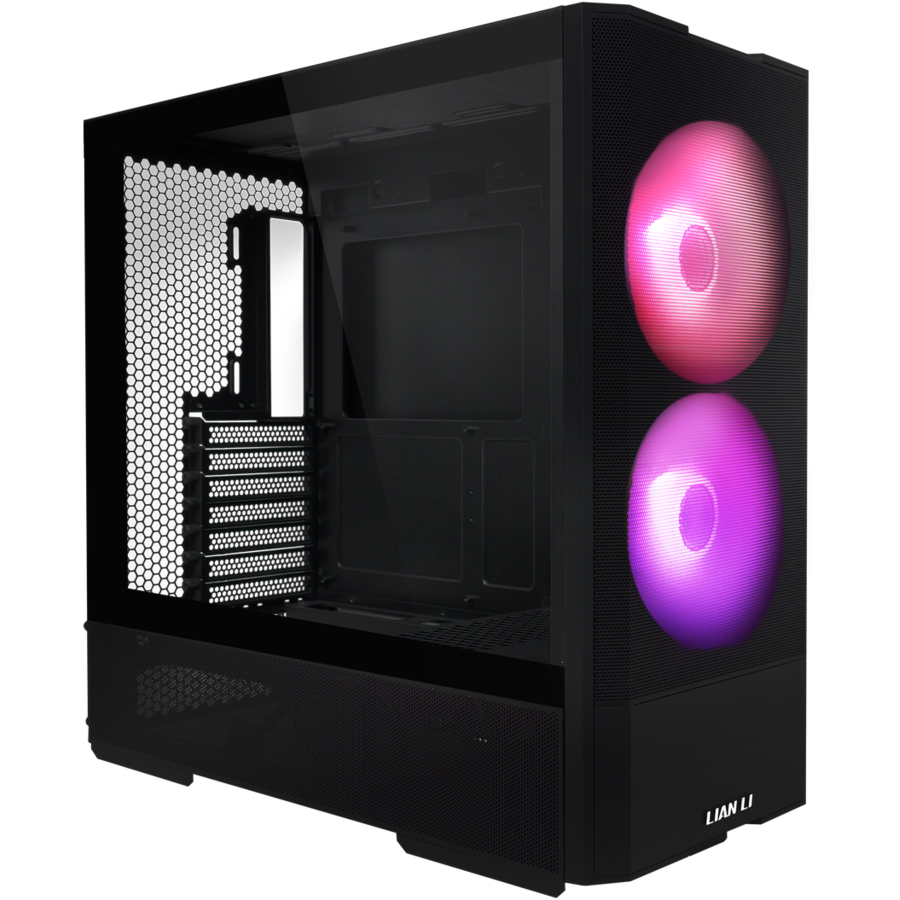 Carcasa LANCOOL 207 Midi-Tower ATX Tempered Glass Negru