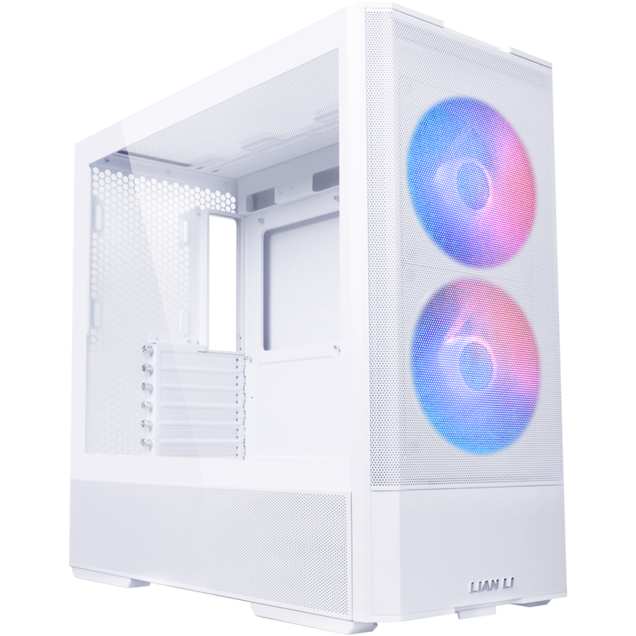 Carcasa LANCOOL 207  Midi-Tower ATX Tempered Glass Alb