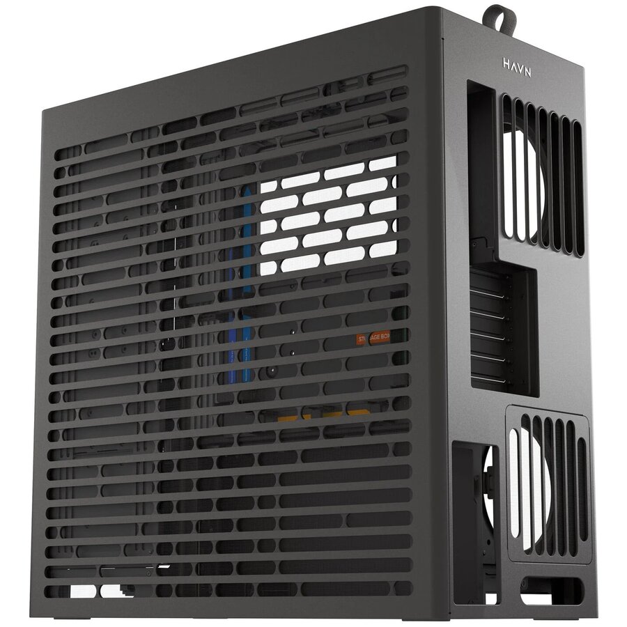 Carcasa HS 420 Midi-Tower E-ATX Tempered Glass Negru