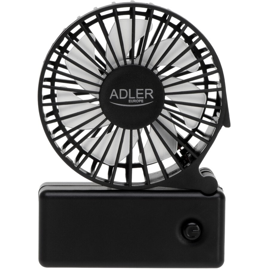 Mini Ventilator Portabil AD 7336 Diametru 6.5CM Alimentare Baterii Negru