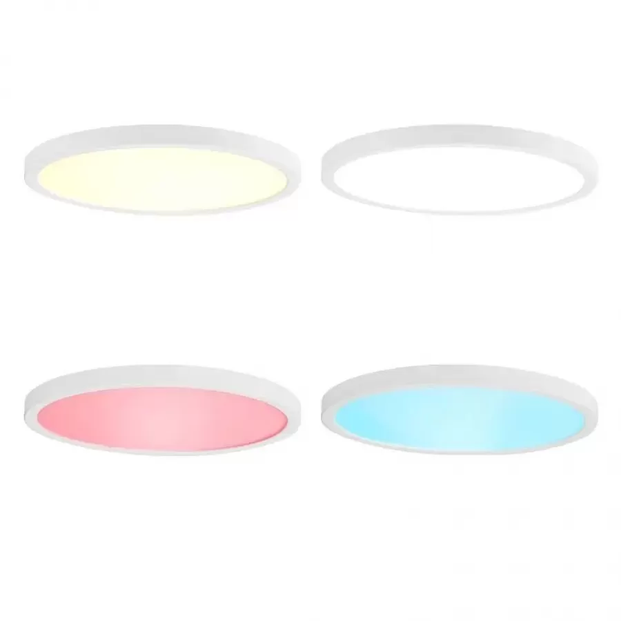 Plafonieră Nedis Rotundă Smart Wi-Fi 29cm 1800lm 18W RGB 2700 - 6500K