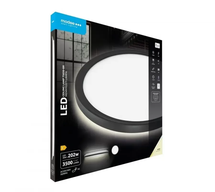 Plafonieră MODEE LED 30W 480mm 4000K 3500lm ML-TS030-4000KBR