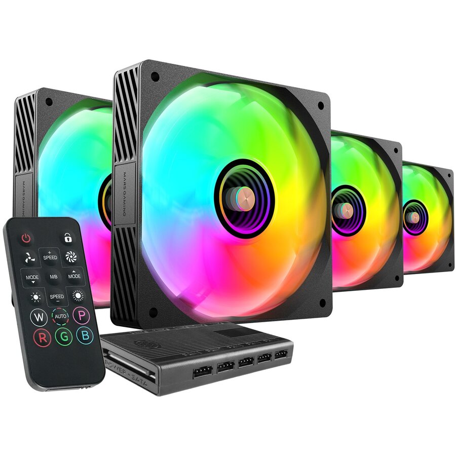 Ventilator Mars Gaming MFSI4KIT Negru