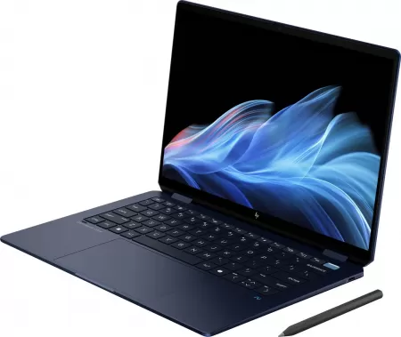 Laptop HP OmniBook Ultra Flip 14-fh0049nw Ultra 7 258V 14inch 2.8K OLED Touch 32GB 1TB Windows 11 Home Atmospheric Blue