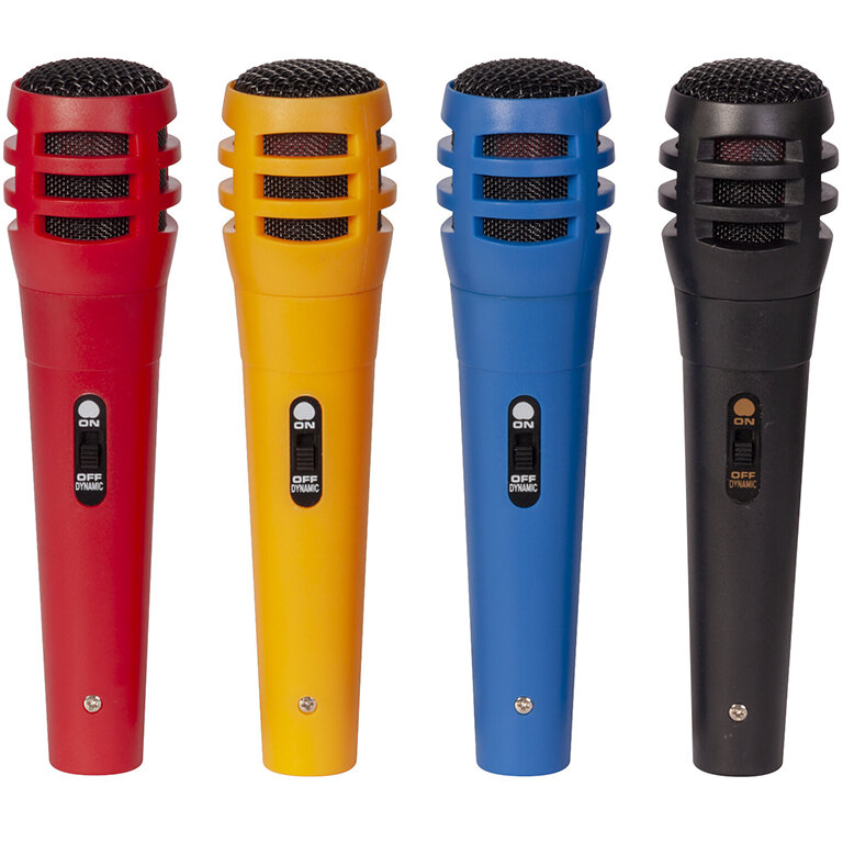 Set 4 microfoane diverse culori Madison MAD-DM500 - imagine 2