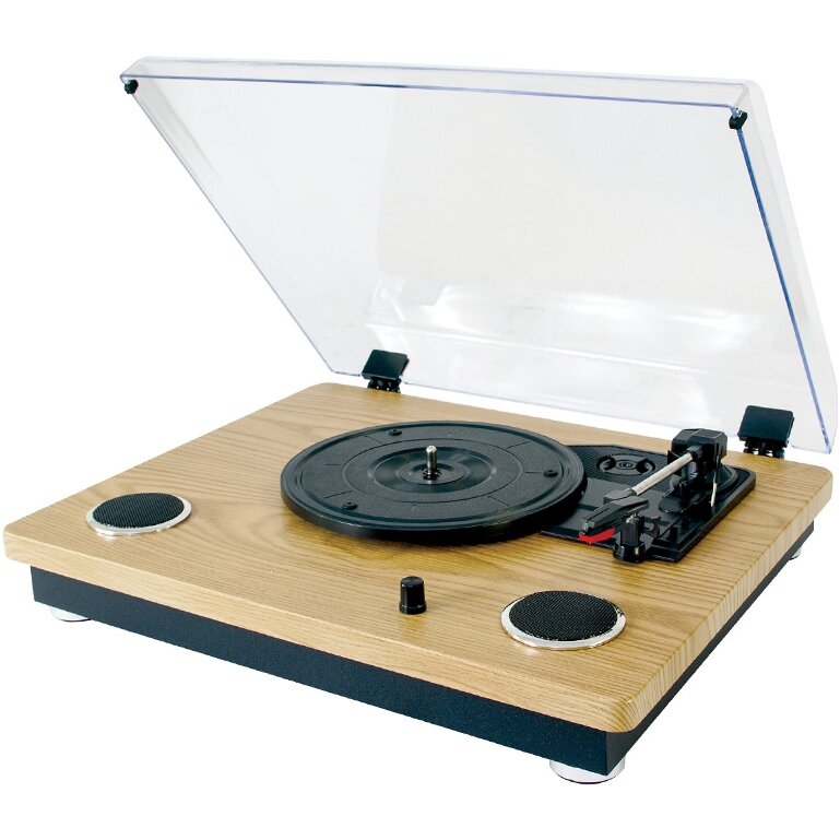 Pick-up Retro cu Difuzoare BT/USB/SD