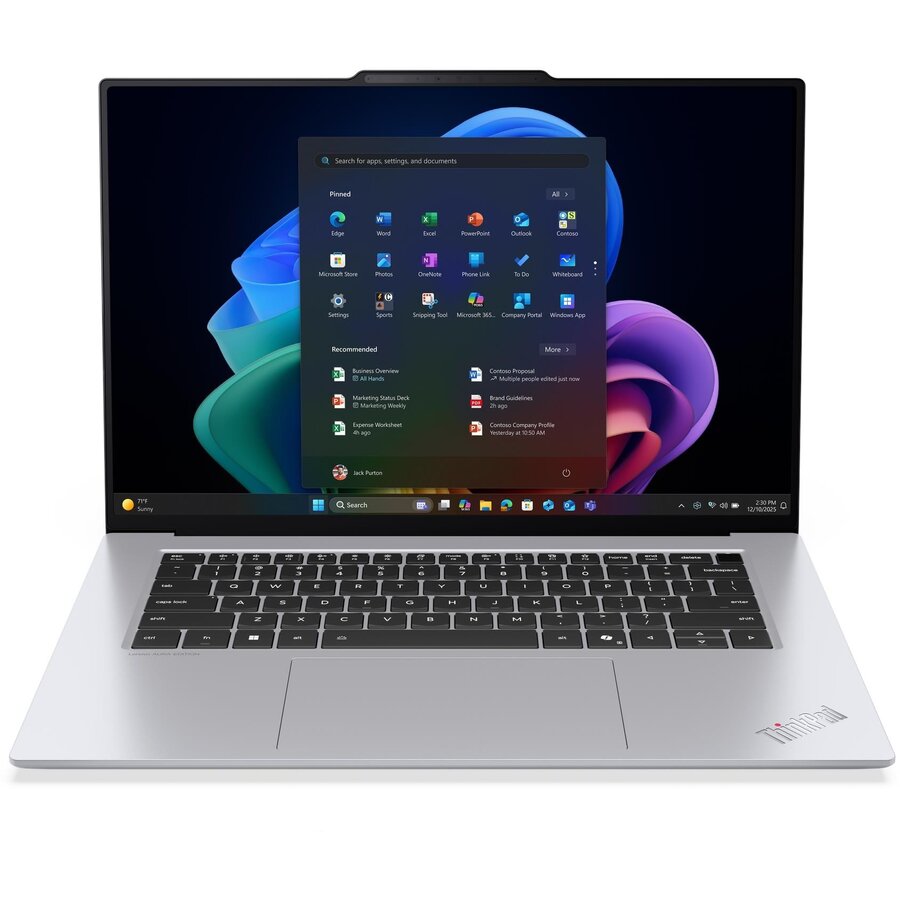 Laptop Lenovo ThinkPad X9-15 Gen 1 Touch 15.3 2.8K ULT7-258V/32GB/1TB/Intel Arc Graphics/WIN11 Pro/ENG Backlit kbd/Grey/FP/3Y Warranty - imagine 2