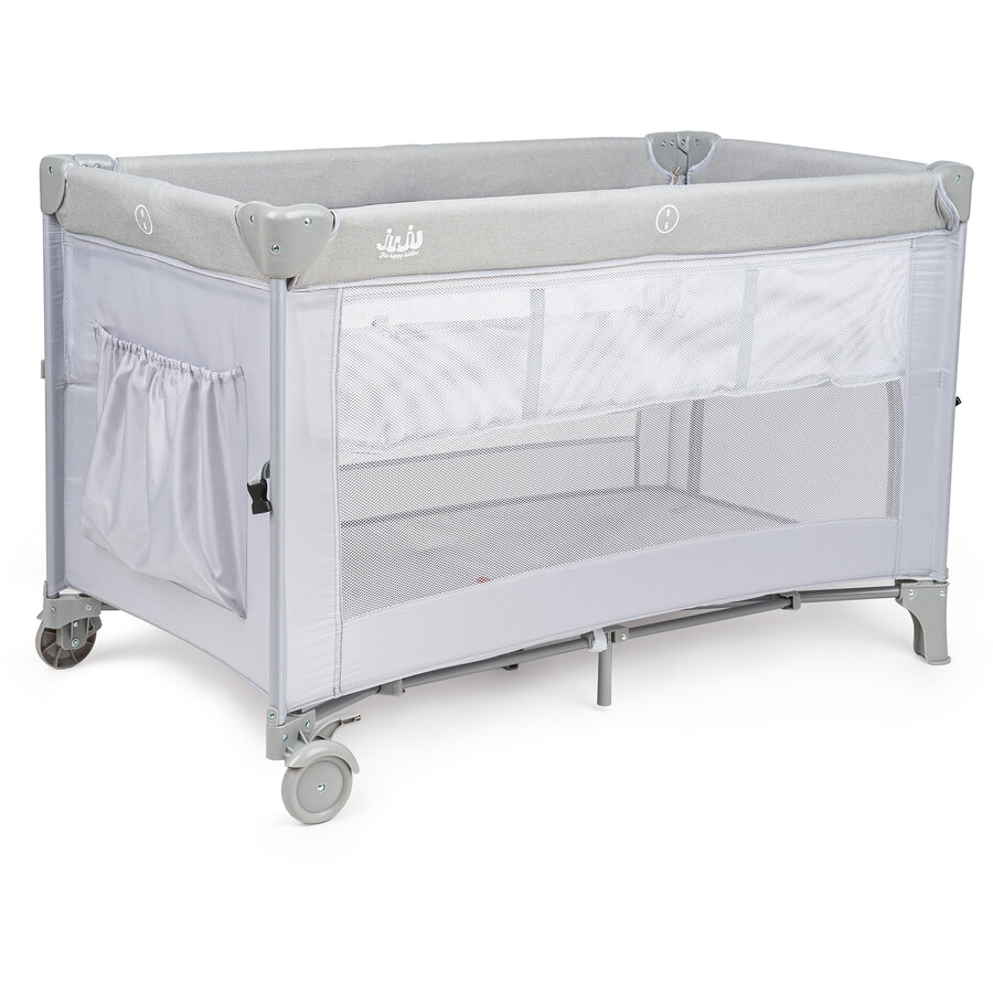 Patut Pliant 2 Nivele DreamyCloud Grey