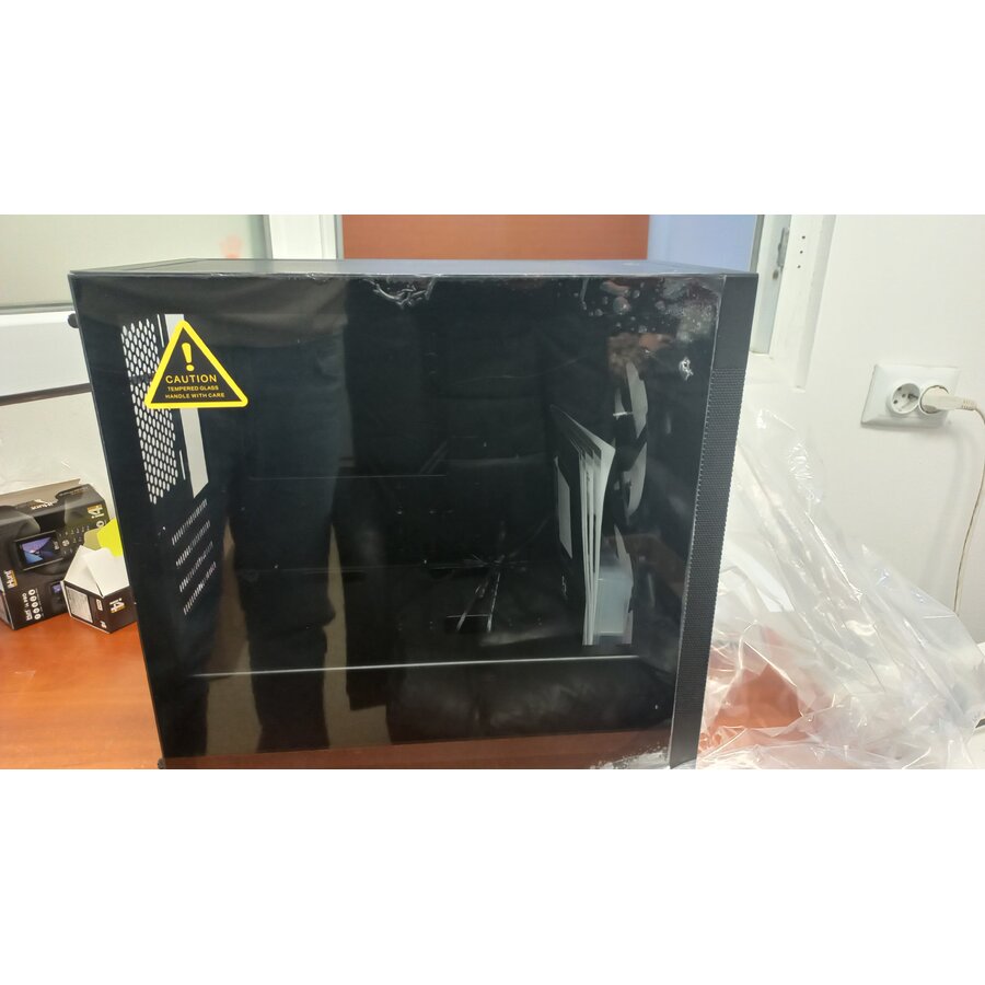 Carcasa Lian Li LANCOOL 205M Mesh, Mini Tower, fara sursa, mATX, mITX (Negru) - imagine 2