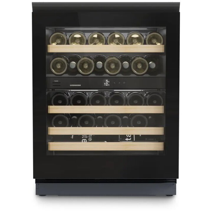 Racitor Vinuri UWgb 3632 Potrivit pentru Instalarea sub Blat 98L Negru