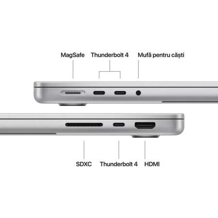 Laptop Apple MacBook Pro 14.2 inch Liquid Retina XDR M5 10-Core 24GB 1TB SSD macOS Silver