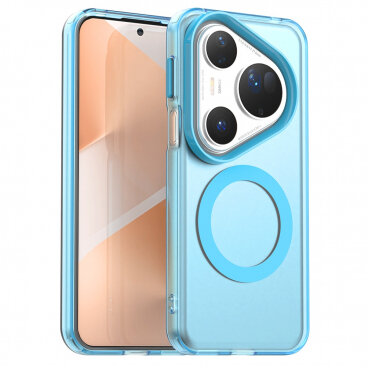 Husa Techsuit MagSafe Huawei Pura 80 Ultra CandyCase Albastru