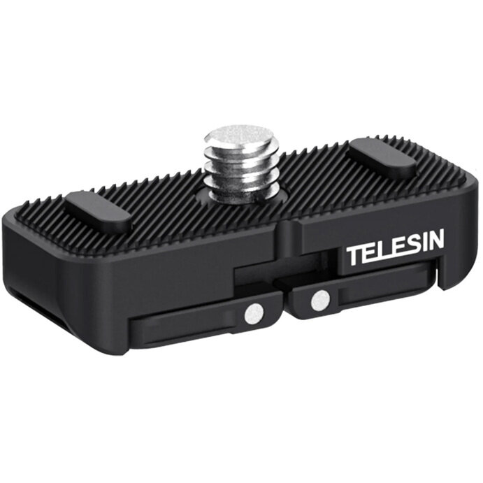 Accesoriu Camera Video Actiune compatibil cu Insta360 X4 / X5, Filet 1/4 inch, 39 x 19 x 14.1 mm, Negru